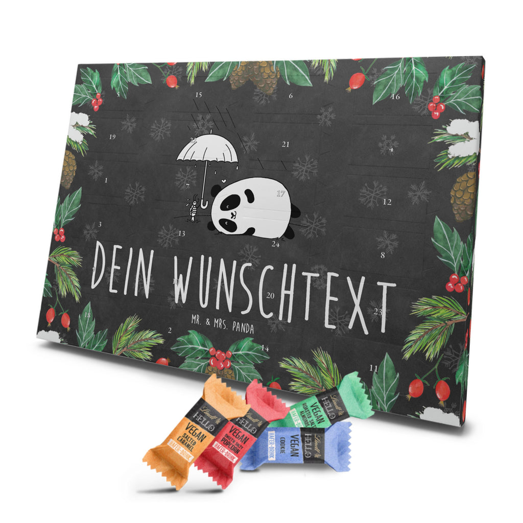 Personalisierter veganer Adventskalender Panda Freundschaft Personalisierter veganer Adventskalender