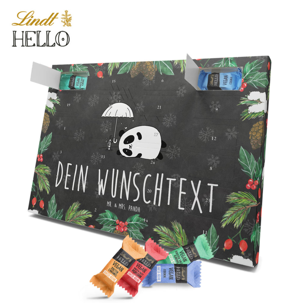 Personalisierter veganer Adventskalender Panda Freundschaft Personalisierter veganer Adventskalender