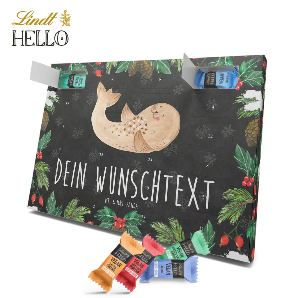 Personalisierter veganer Adventskalender Robbe Liegen Personalisierter veganer Adventskalender, Tiermotive, Gute Laune, lustige Sprüche, Tiere, Robbe, Robben, Seehund, Strand, Meerestier, Ostsee, Nordsee, Lachen, Freude