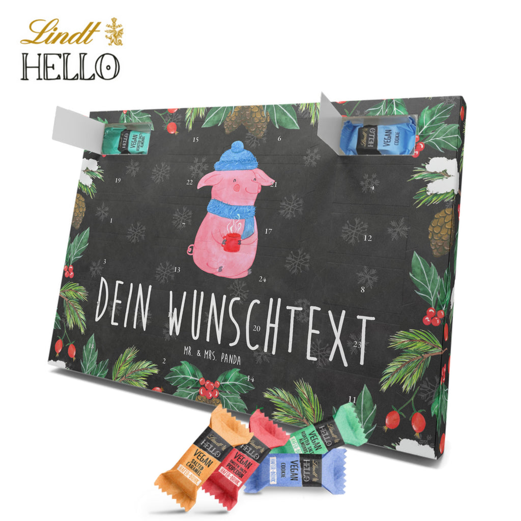 Personalisierter veganer Adventskalender Schwein Glühwein Personalisierter veganer Adventskalender, Winter, Weihnachten, Weihnachtsdeko, Nikolaus, Advent, Heiligabend, Wintermotiv, Glühschwein, Glühwein, Weihnachtsmarkt, Punsch