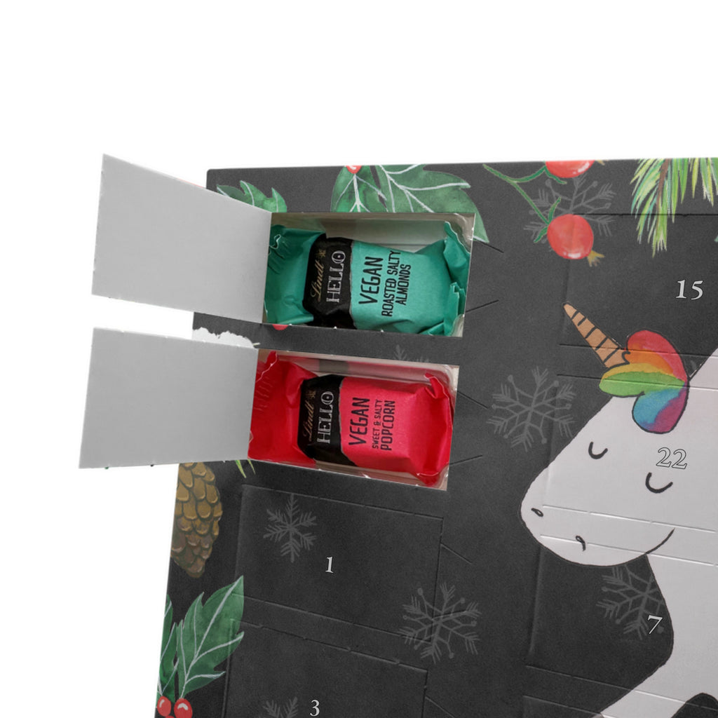 Personalisierter veganer Adventskalender Einhorn Happy Personalisierter veganer Adventskalender, Einhorn, Einhörner, Einhorn Deko, Pegasus, Unicorn, glücklich, fröhlich, Spaß, Freude, Lebensfreude, witzig, spannend, Lächeln, Lachen