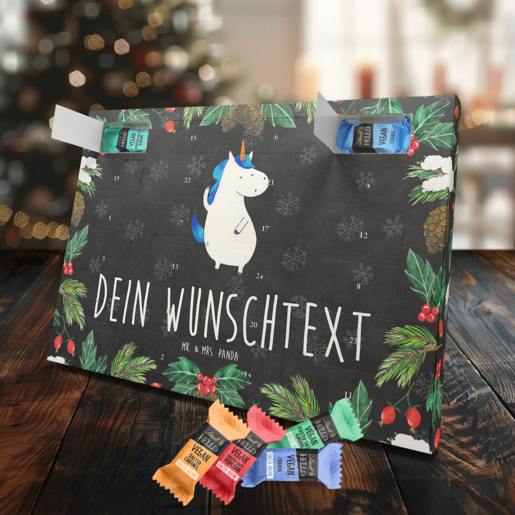 Personalisierter veganer Adventskalender Einhorn Mann Personalisierter veganer Adventskalender, Einhorn, Einhörner, Einhorn Deko, Pegasus, Unicorn, cool, Mann, Freundin, Familie, bester Freund, BFF, Party, hübsch, beste