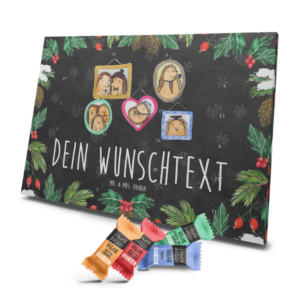 Personalisierter veganer Adventskalender Igel Familie Personalisierter veganer Adventskalender, Familie, Vatertag, Muttertag, Bruder, Schwester, Mama, Papa, Oma, Opa, Liebe, Igel, Bilder, Zusammenhalt, Glück