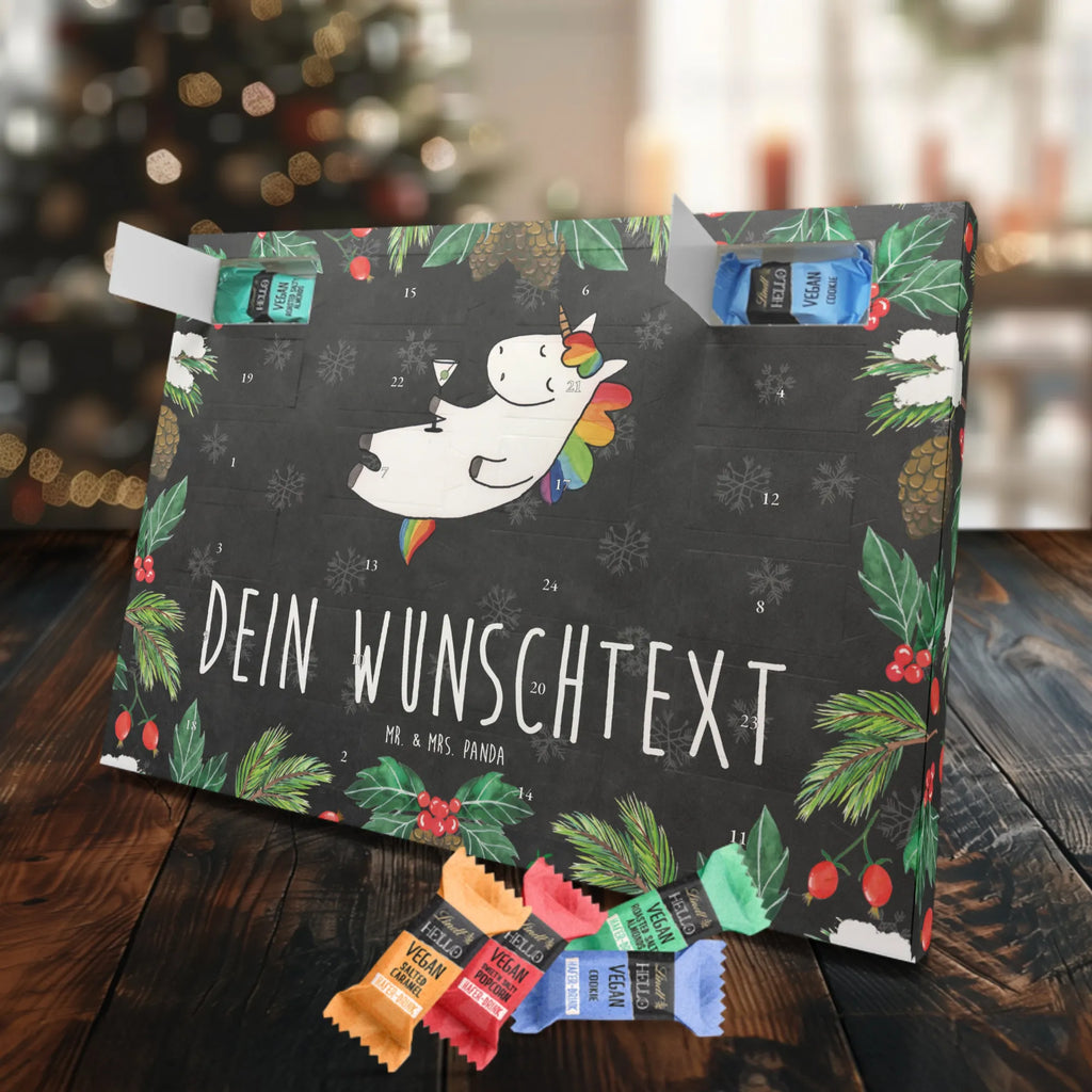 Personalisierter veganer Adventskalender Einhorn Cocktail Personalisierter veganer Adventskalender, Einhorn, Einhörner, Einhorn Deko, Pegasus, Unicorn, Party, Spaß, Feiern, Caipirinha, Rum, Cuba Libre, Sekt, Freundin, Geburtstag, lustig, witzig, Spruch, Glitzer