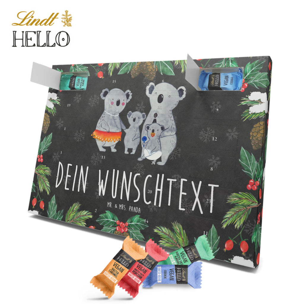 Personalisierter veganer Adventskalender Koala Familie Personalisierter veganer Adventskalender, Familie, Vatertag, Muttertag, Bruder, Schwester, Mama, Papa, Oma, Opa, Koala, Koalas, Family, Kinder, Geschwister, Familienleben