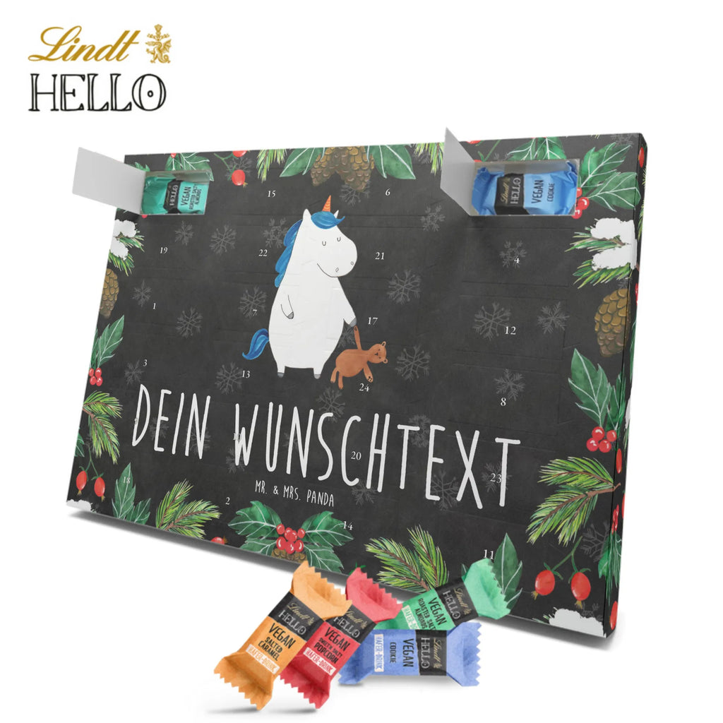 Personalisierter veganer Adventskalender Einhorn Teddy Personalisierter veganer Adventskalender, Einhorn, Einhörner, Einhorn Deko, Pegasus, Unicorn, schlafen, gute Nacht, Single, Bett, Träumen, Freundin, Singleleben