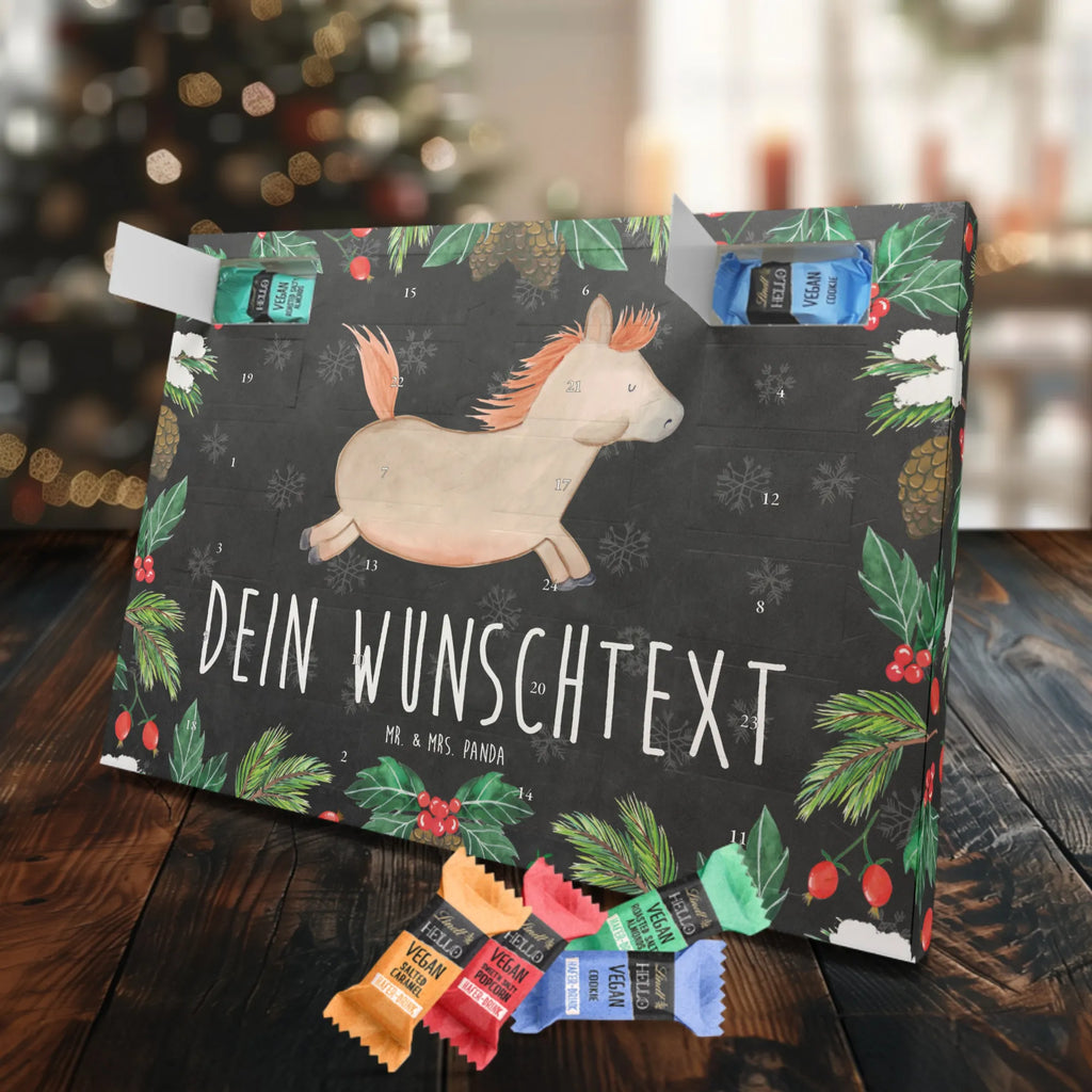 Personalisierter veganer Adventskalender Pferd Springen Personalisierter veganer Adventskalender, Bauernhof, Hoftiere, Landwirt, Landwirtin, Pferd, Pony, Pferde, Stall, Pferdestall, ausreiten, reiten, Pferdebesitzer