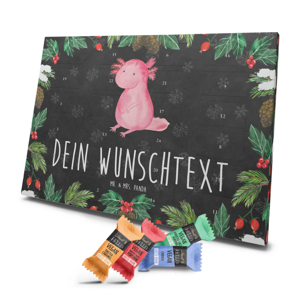 Personalisierter veganer Adventskalender Axolotl null Personalisierter veganer Adventskalender, Axolotl, Molch, Axolot, vergnügt, fröhlich, zufrieden, Lebensstil, Weisheit, Lebensweisheit, Liebe, Freundin