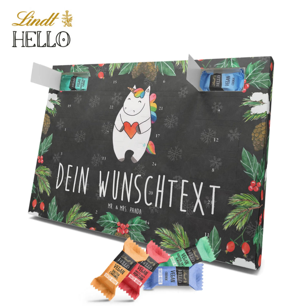 Personalisierter veganer Adventskalender Einhorn Herz Personalisierter veganer Adventskalender, Einhorn, Einhörner, Einhorn Deko, Pegasus, Unicorn, Herz, schlimm, böse, witzig, lustig, Freundin, anders, bunt