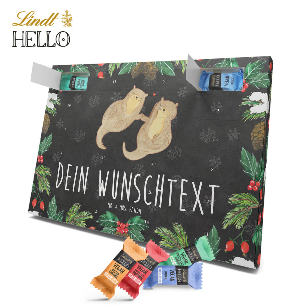 Personalisierter veganer Adventskalender Otter Hände halten Personalisierter veganer Adventskalender, Otter, Fischotter, Seeotter, Otter Seeotter See Otter