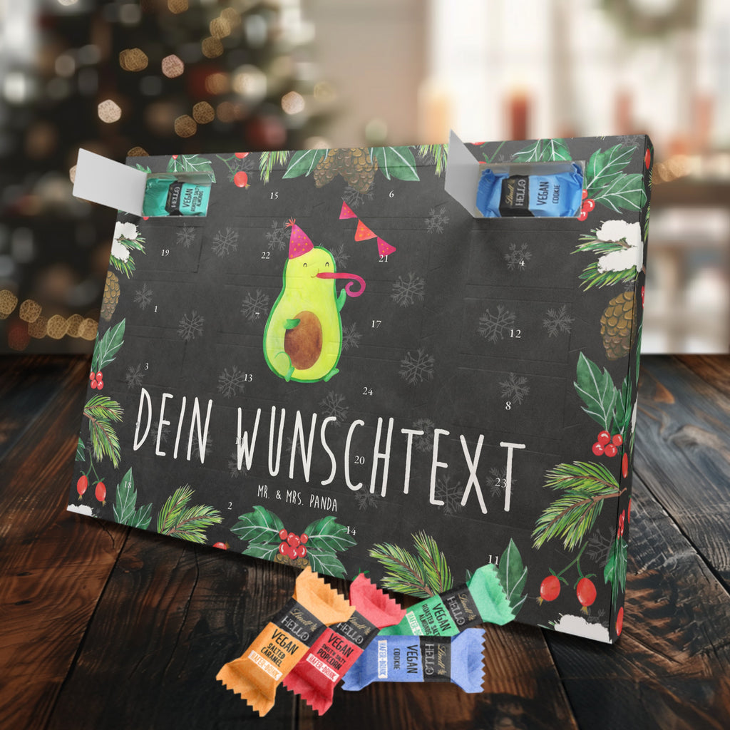 Personalisierter veganer Adventskalender Avocado Party Zeit Personalisierter veganer Adventskalender, Avocado, Veggie, Vegan, Gesund