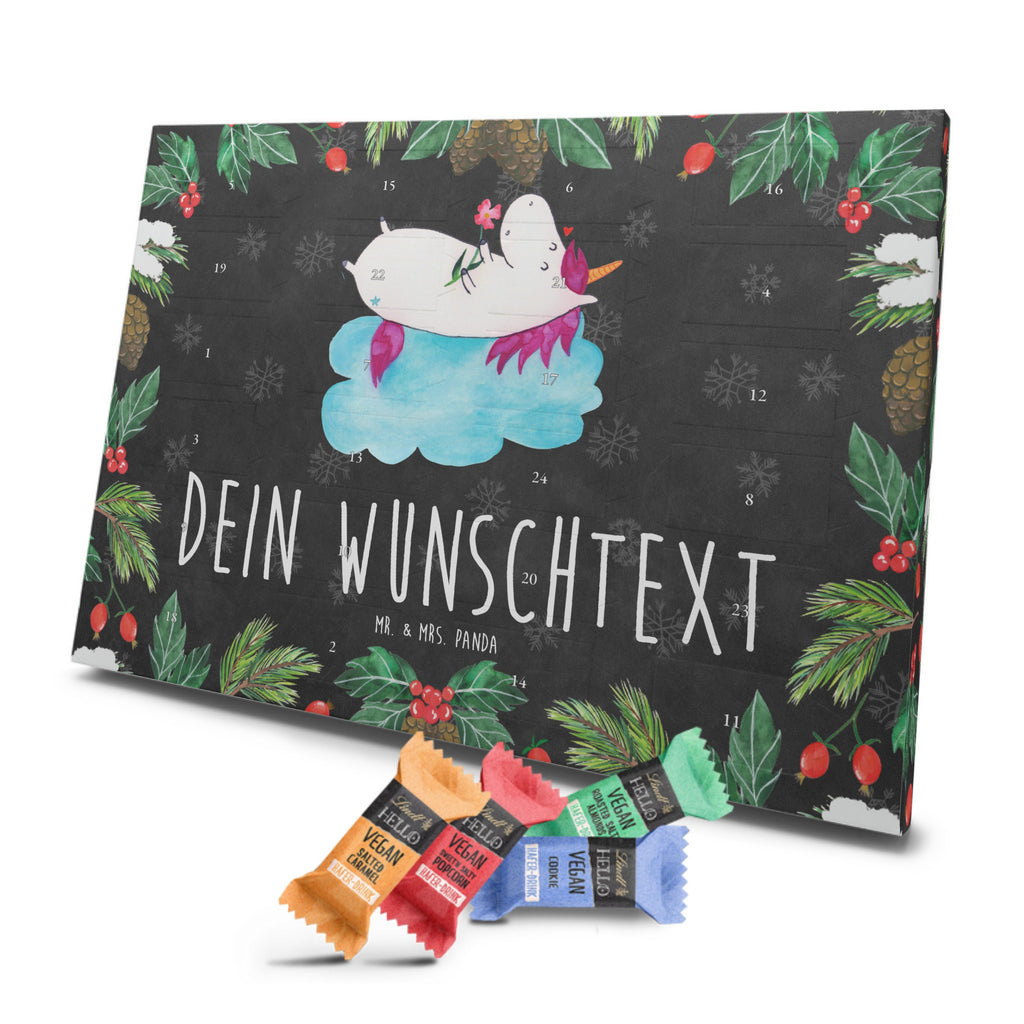 Personalisierter veganer Adventskalender Einhorn Verliebt Personalisierter veganer Adventskalender, Einhorn, Einhörner, Einhorn Deko, Pegasus, Unicorn, verliebt, Liebe, Liebesbeweis, Freundin, Wolke