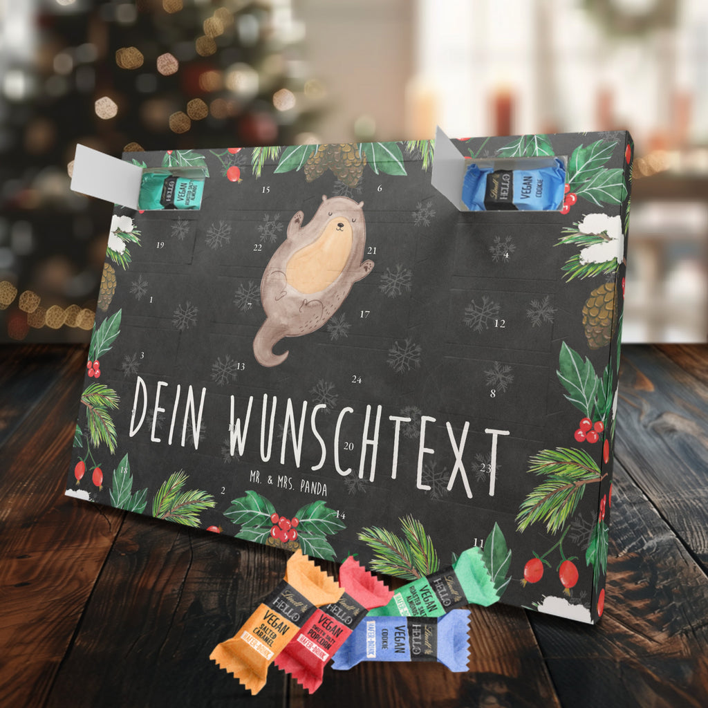 Personalisierter veganer Adventskalender Otter Umarmen Personalisierter veganer Adventskalender, Otter, Fischotter, Seeotter, Otter Seeotter See Otter