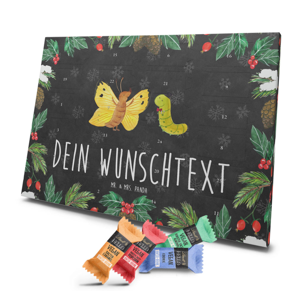 Personalisierter veganer Adventskalender Raupe Schmetterling Personalisierter veganer Adventskalender, Tiermotive, Gute Laune, lustige Sprüche, Tiere, Raupe, Schmetterling, Zitronenfalter, Entwicklung, Erwachsen werden, Kokon, Hut, Hütchen, Schönheit, Aufwachsen