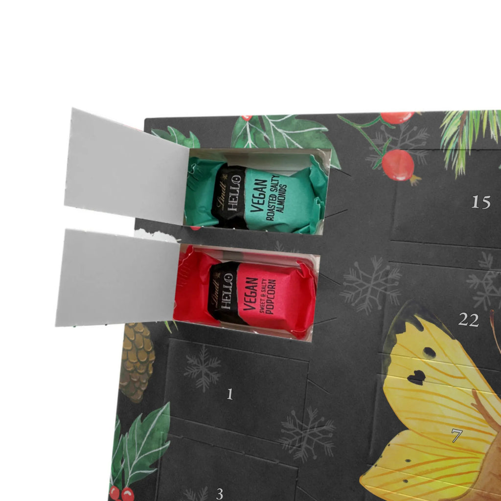 Personalisierter veganer Adventskalender Raupe Schmetterling Personalisierter veganer Adventskalender, Tiermotive, Gute Laune, lustige Sprüche, Tiere, Raupe, Schmetterling, Zitronenfalter, Entwicklung, Erwachsen werden, Kokon, Hut, Hütchen, Schönheit, Aufwachsen