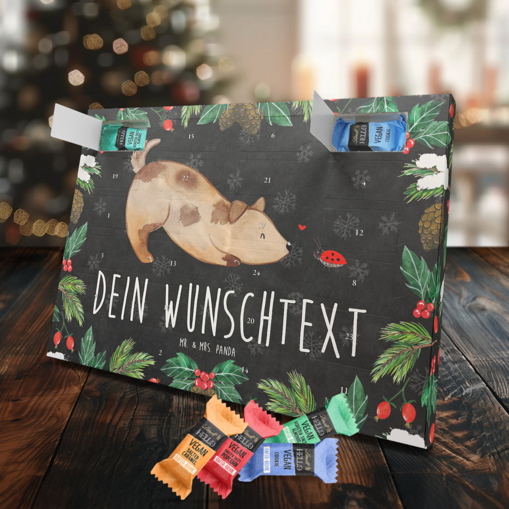 Personalisierter veganer Adventskalender Hund Marienkäfer Personalisierter veganer Adventskalender, Hund, Hundemotiv, Haustier, Hunderasse, Tierliebhaber, Hundebesitzer, Sprüche, Hunde, Hundespruch, Marienkäfer, Mischling, Mischlinghund