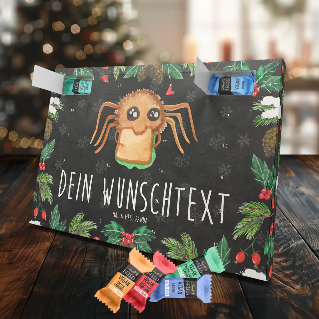 Personalisierter veganer Adventskalender Spinne Agathe Sandwich Personalisierter veganer Adventskalender, Spinne Agathe, Spinne, Agathe, Videos, Merchandise, Glück, Mut, Hungrig, Verfressen, Lebensfreude, Alles wird gut, Hunger