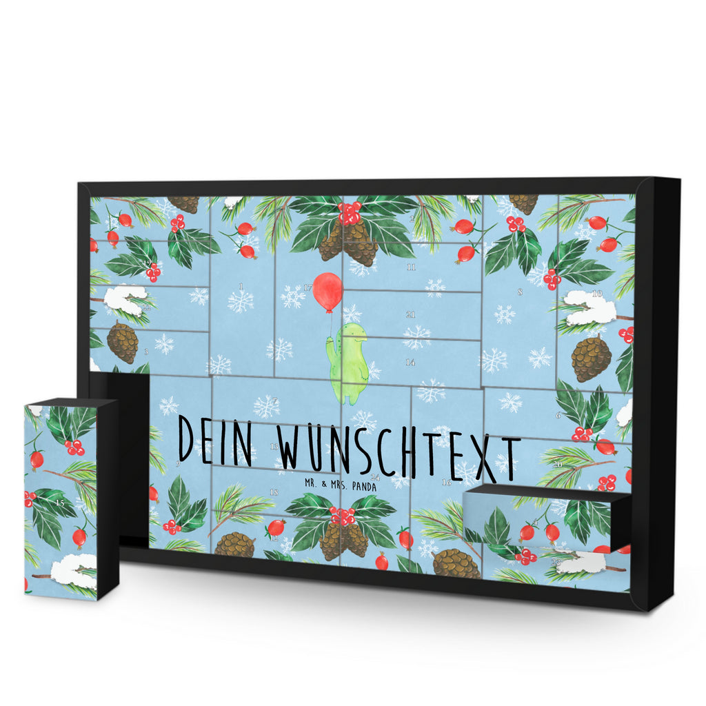 Personalisierter Befüllbarer Adventskalender Schildkröte Luftballon Befüllbarer Adventskalender, Adventskalender zum selbst befüllen, Schildkröte, Schildkröten, Mutausbruch, Motivation, Motivationsspruch