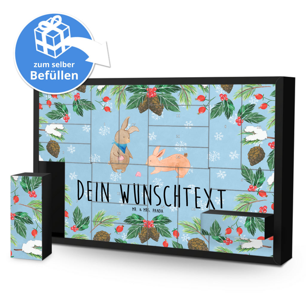 Personalisierter Befüllbarer Adventskalender Hasen Muschel Befüllbarer Adventskalender, Adventskalender zum selbst befüllen, Familie, Vatertag, Muttertag, Bruder, Schwester, Mama, Papa, Oma, Opa, Hasen, beste Freundin, Freundin, Freundinnen, best friends, BFF, Muscheln sammeln, Muscheln, Meer