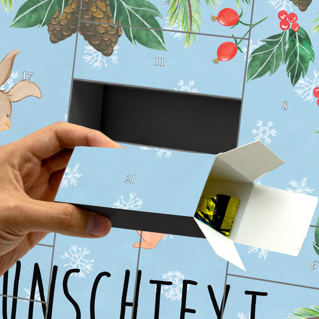 Personalisierter Befüllbarer Adventskalender Hasen Muschel Befüllbarer Adventskalender, Adventskalender zum selbst befüllen, Familie, Vatertag, Muttertag, Bruder, Schwester, Mama, Papa, Oma, Opa, Hasen, beste Freundin, Freundin, Freundinnen, best friends, BFF, Muscheln sammeln, Muscheln, Meer