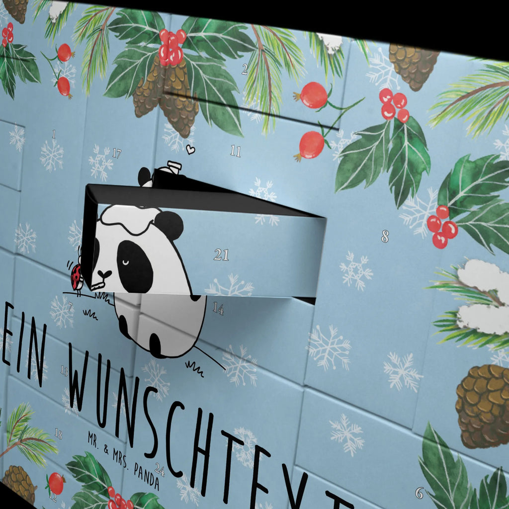 Personalisierter Befüllbarer Adventskalender Panda Gute Besserung Befüllbarer Adventskalender, Adventskalender zum selbst befüllen