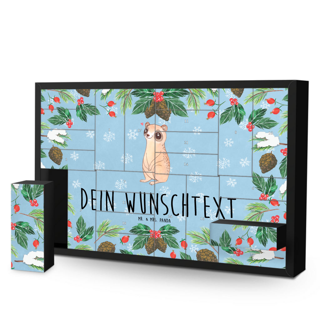 Personalisierter Befüllbarer Adventskalender Plumplori Glücklich Befüllbarer Adventskalender, Adventskalender zum selbst befüllen, Tiermotive, Gute Laune, lustige Sprüche, Tiere, Plumplori, Niedlich, Glück