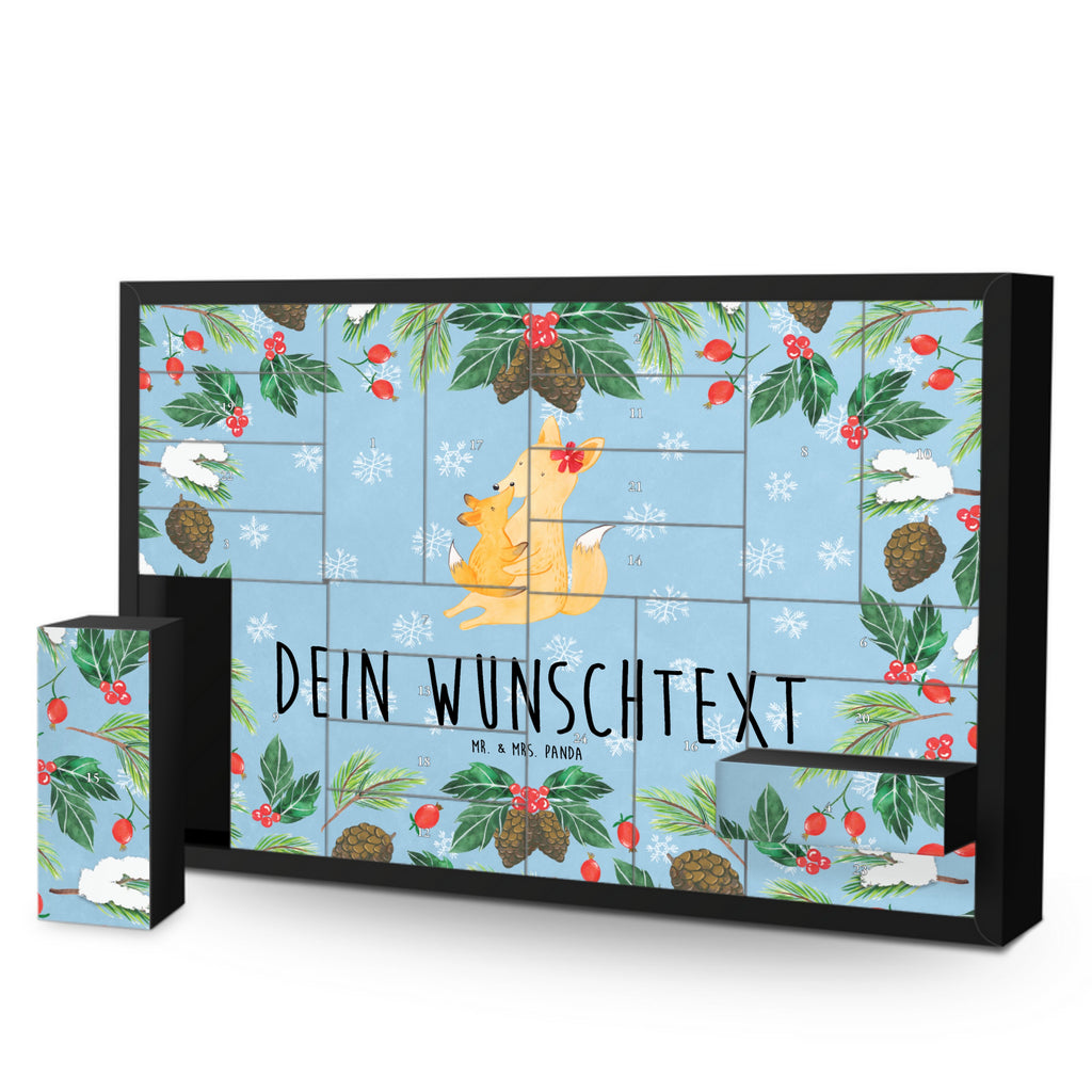 Personalisierter Befüllbarer Adventskalender Fuchs Mama Befüllbarer Adventskalender, Adventskalender zum selbst befüllen, Familie, Vatertag, Muttertag, Bruder, Schwester, Mama, Papa, Oma, Opa, Mutter, Tochter, Lieblingstochter, Beste Tochter, Geschenk