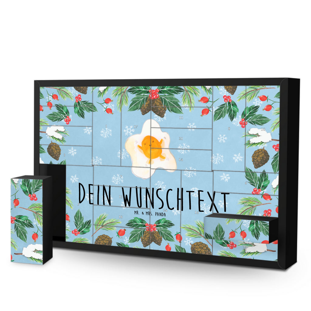 Personalisierter Befüllbarer Adventskalender Spiegelei Ei Befüllbarer Adventskalender, Adventskalender zum selbst befüllen, Tiermotive, Gute Laune, lustige Sprüche, Tiere, Ei, Spiegelei, Schön, Tag, Glücklich, Liebe