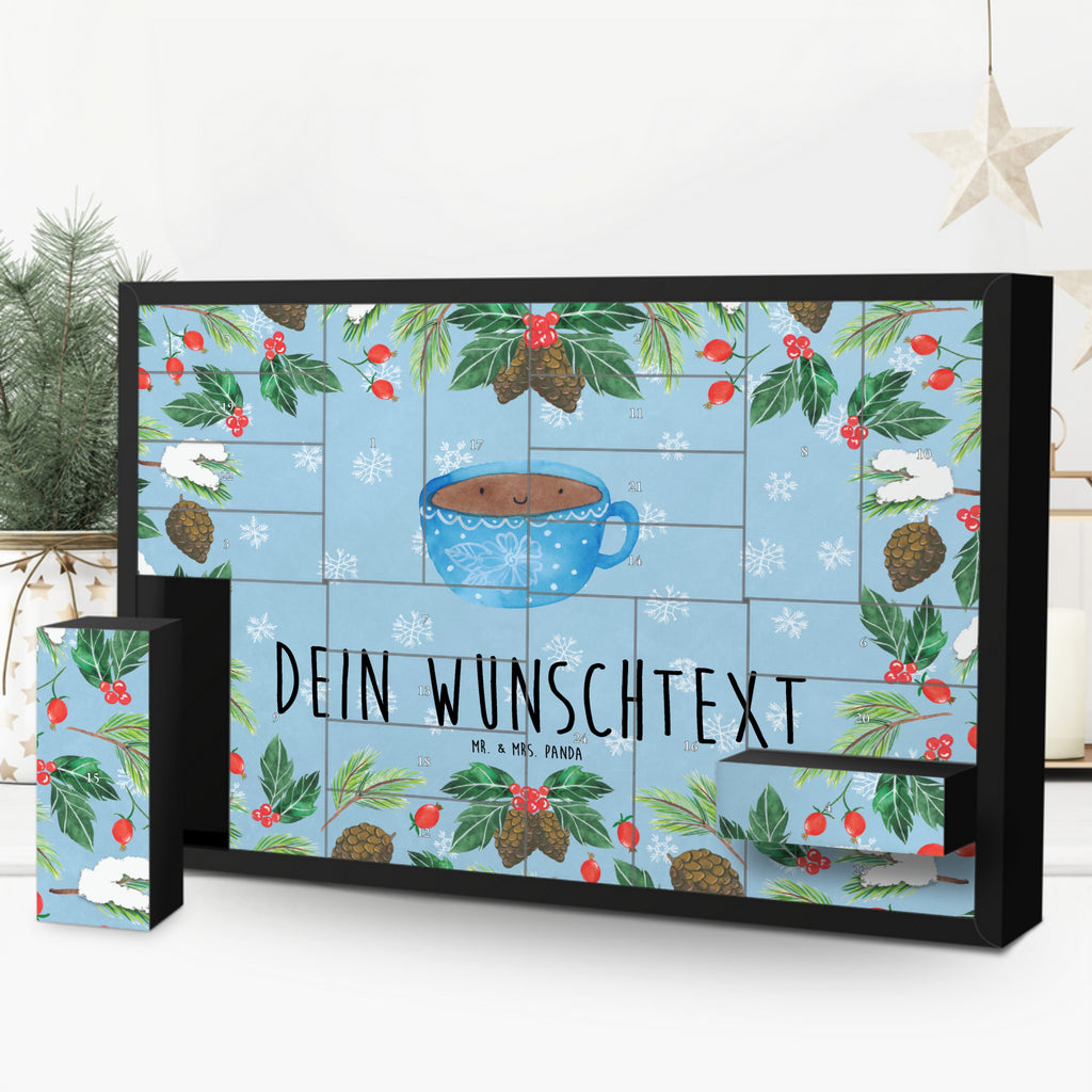 Personalisierter Befüllbarer Adventskalender Kaffee Tasse Befüllbarer Adventskalender, Adventskalender zum selbst befüllen, Tiermotive, Gute Laune, lustige Sprüche, Tiere, Kaffee, Tasse, Liebe, Geschmack, Genuss, Glücklich