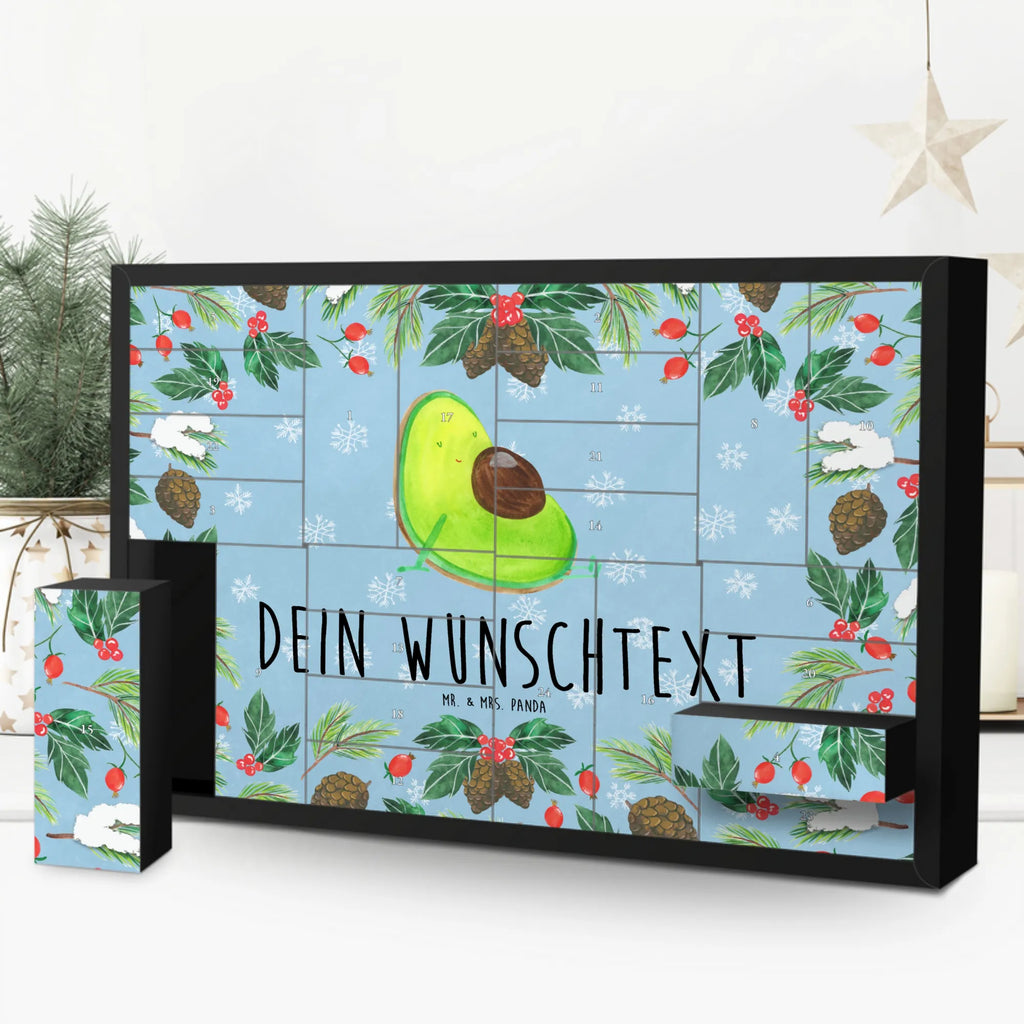 Personalisierter Befüllbarer Adventskalender Avocado Schwangerschaft Befüllbarer Adventskalender, Adventskalender zum selbst befüllen, Avocado, Veggie, Vegan, Gesund, schwanger, Schwangerschaft, Babyparty, Babyshower