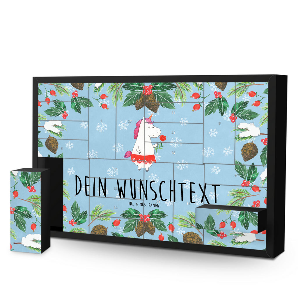 Personalisierter Befüllbarer Adventskalender Einhorn Dame Befüllbarer Adventskalender, Adventskalender zum selbst befüllen, Einhorn, Einhörner, Einhorn Deko, Pegasus, Unicorn, Dame, Lady, feine Dame, Freundin, Frau, Bachelor, Bachelorette, Abfuhr, Schluss machen, Trennung