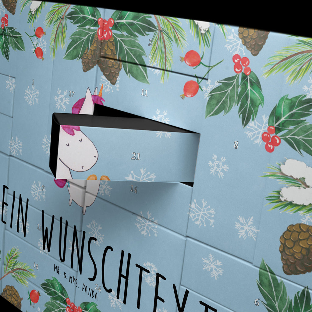 Personalisierter Befüllbarer Adventskalender Einhorn Künstler Befüllbarer Adventskalender, Adventskalender zum selbst befüllen, Einhorn, Einhörner, Einhorn Deko, Pegasus, Unicorn, Englisch, Künstler, Artist, Malen, Zeichnen, Welt, Farbe, Stift, Pinsel, Geschenk, Maler