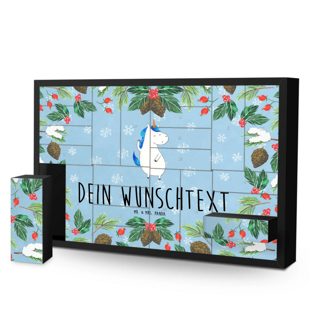 Personalisierter Befüllbarer Adventskalender Einhorn Mann Befüllbarer Adventskalender, Adventskalender zum selbst befüllen, Einhorn, Einhörner, Einhorn Deko, Unicorn, cool, Mann, Freundin, Familie, bester Freund, BFF, Party, hübsch, beste