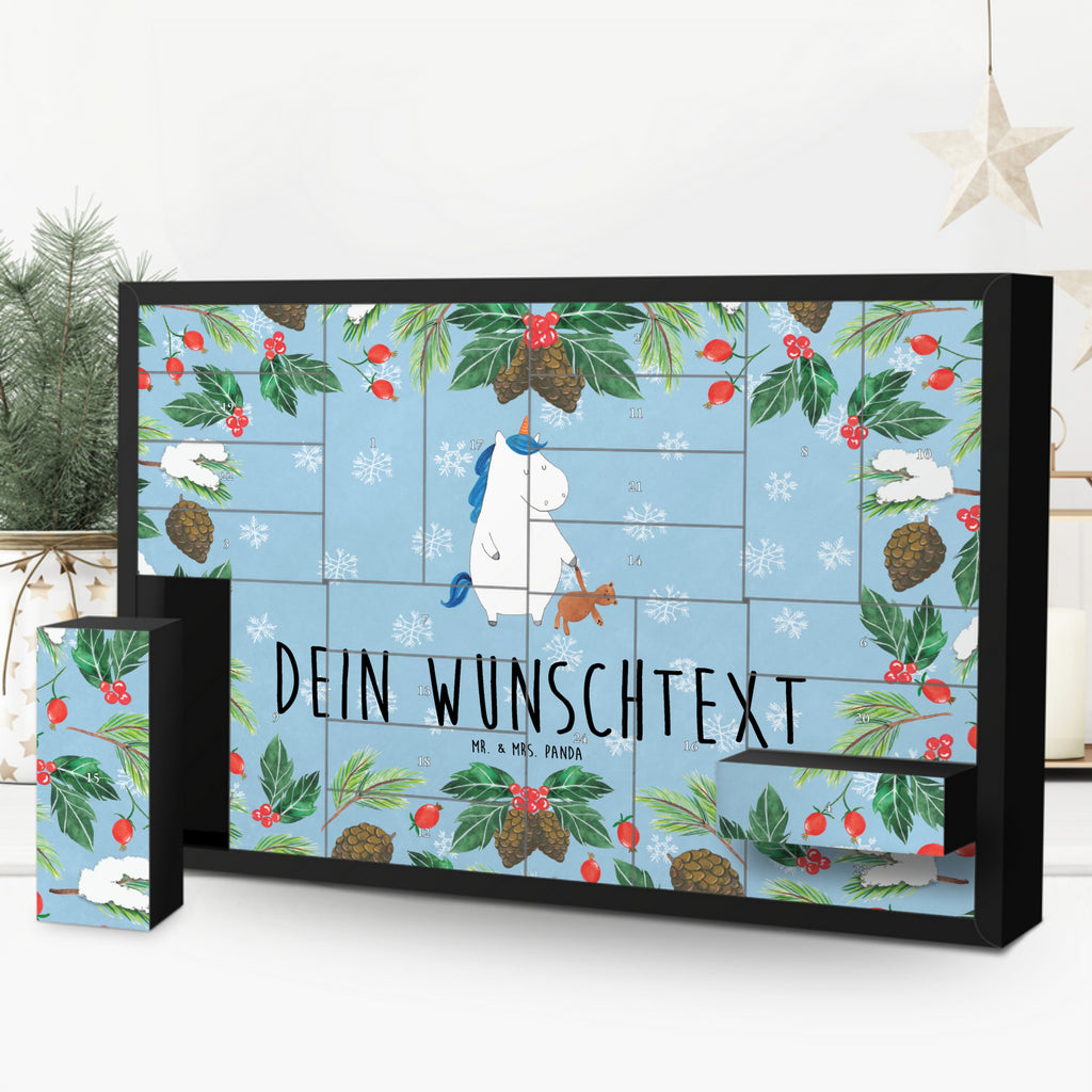 Personalisierter Befüllbarer Adventskalender Einhorn Teddy Befüllbarer Adventskalender, Adventskalender zum selbst befüllen, Einhorn, Einhörner, Einhorn Deko, Pegasus, Unicorn, schlafen, gute Nacht, Single, Bett, Träumen, Freundin, Singleleben