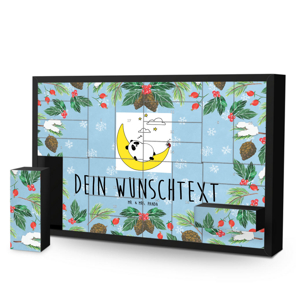 Personalisierter Befüllbarer Adventskalender Panda Easy Befüllbarer Adventskalender, Adventskalender zum selbst befüllen