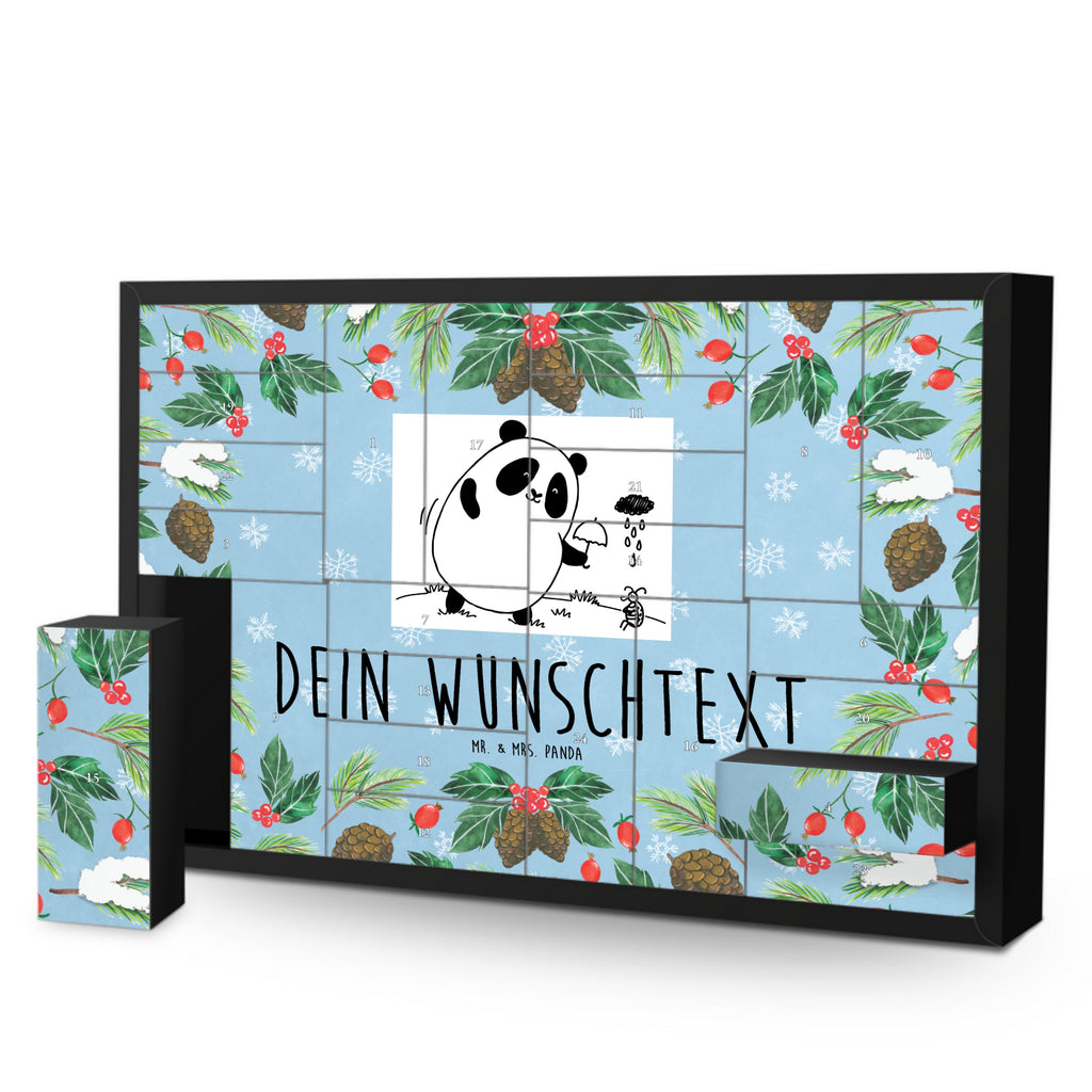 Personalisierter Befüllbarer Adventskalender Panda Zusammenhalt Befüllbarer Adventskalender, Adventskalender zum selbst befüllen