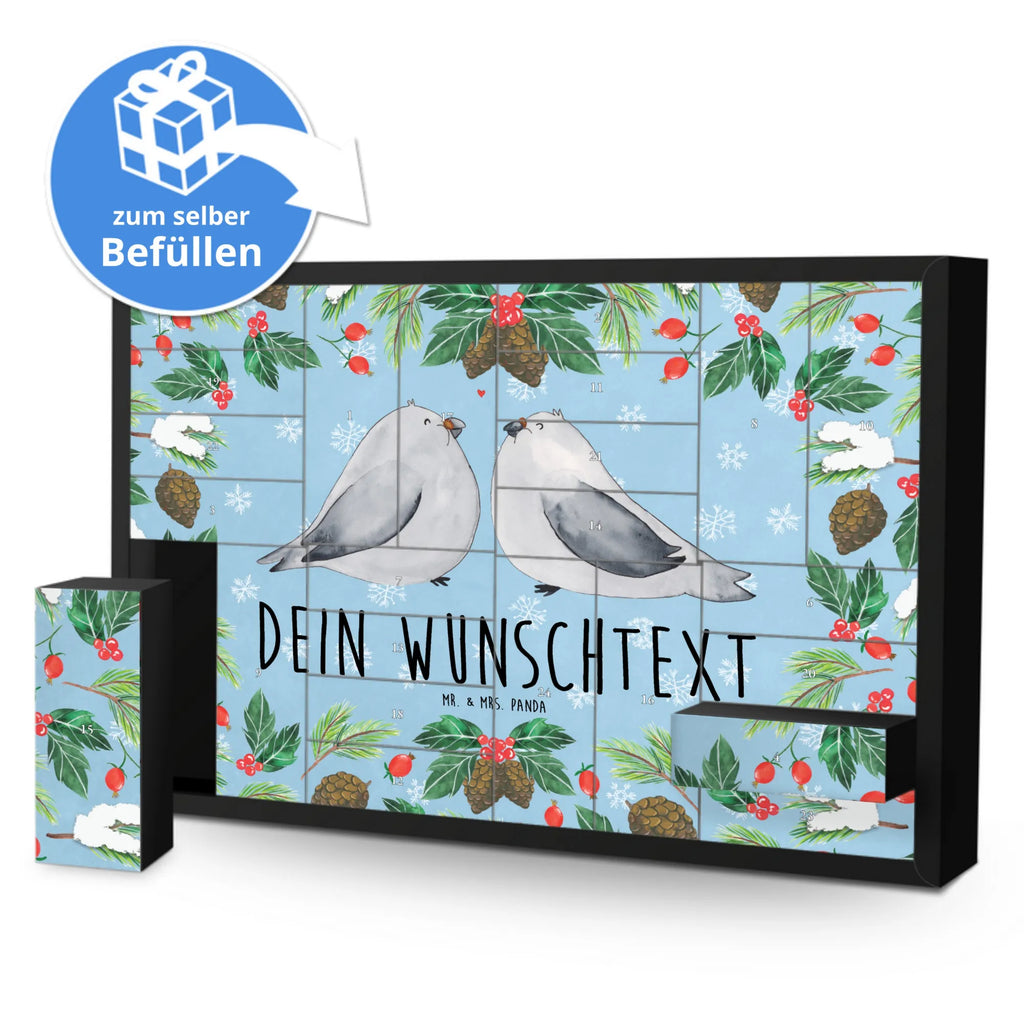 Personalisierter Befüllbarer Adventskalender Turteltauben Liebe Befüllbarer Adventskalender, Adventskalender zum selbst befüllen, Liebe, Partner, Freund, Freundin, Ehemann, Ehefrau, Heiraten, Verlobung, Heiratsantrag, Liebesgeschenk, Jahrestag, Hocheitstag, Turteltauben, Turteltäubchen, Tauben, Verliebt, Verlobt, Verheiratet, Geschenk Freundin, Geschenk Freund, Liebesbeweis, Hochzeitstag, Geschenk Hochzeit