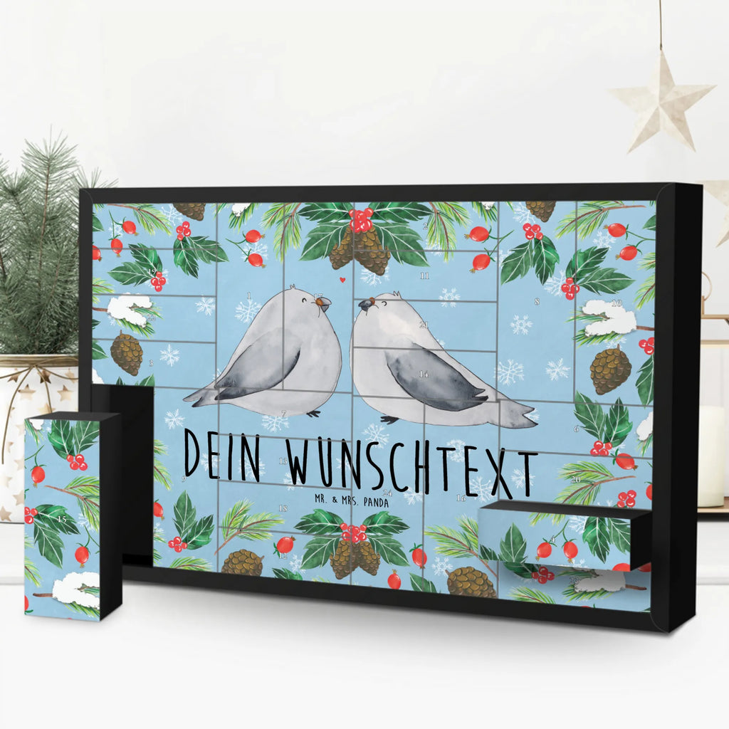 Personalisierter Befüllbarer Adventskalender Turteltauben Liebe Befüllbarer Adventskalender, Adventskalender zum selbst befüllen, Liebe, Partner, Freund, Freundin, Ehemann, Ehefrau, Heiraten, Verlobung, Heiratsantrag, Liebesgeschenk, Jahrestag, Hocheitstag, Turteltauben, Turteltäubchen, Tauben, Verliebt, Verlobt, Verheiratet, Geschenk Freundin, Geschenk Freund, Liebesbeweis, Hochzeitstag, Geschenk Hochzeit