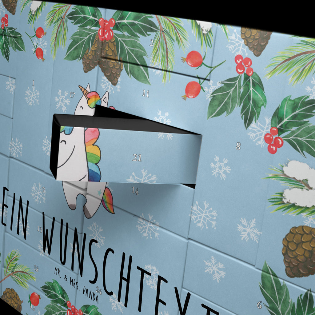 Personalisierter Befüllbarer Adventskalender Einhorn Herz Befüllbarer Adventskalender, Adventskalender zum selbst befüllen, Einhorn, Einhörner, Einhorn Deko, Pegasus, Unicorn, Herz, schlimm, böse, witzig, lustig, Freundin, anders, bunt