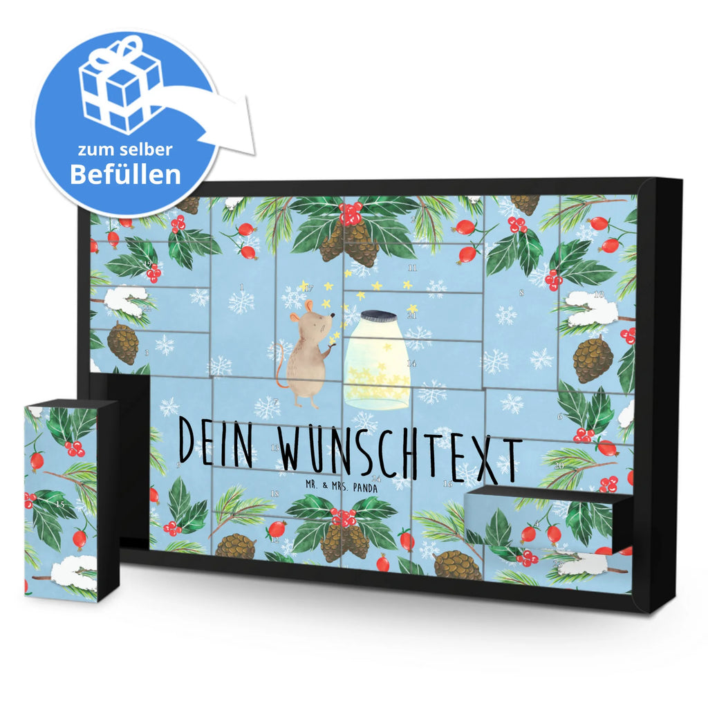 Personalisierter Befüllbarer Adventskalender Maus Sterne Befüllbarer Adventskalender, Adventskalender zum selbst befüllen, Tiermotive, Gute Laune, lustige Sprüche, Tiere, Maus, Sterne, Wunsch, Kind, Taufe, Taufgeschenk, Geburt, Schwangerschaft, erstes Kind, Kindergeburtstag, Geburtstag, Hoffnung, Träume