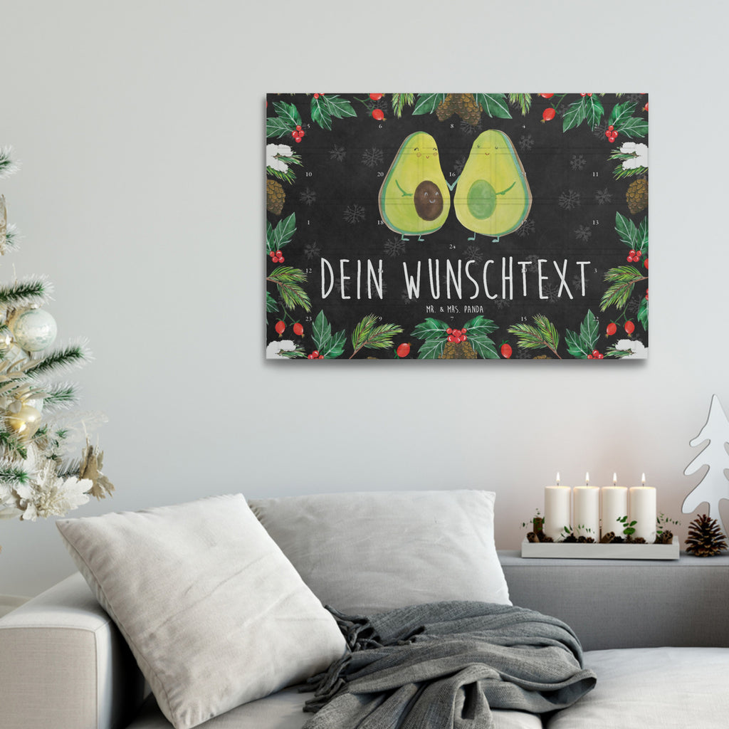 Personalisierter Tee Adventskalender Avocado Pärchen Personalisierter Tee Adventskalender, Avocado, Veggie, Vegan, Gesund, Avocuddle, Liebe, Schwangerschaft, Familie, Babyshower, Babyparty, Hochzeit, Kinder, Avocados, Geburt