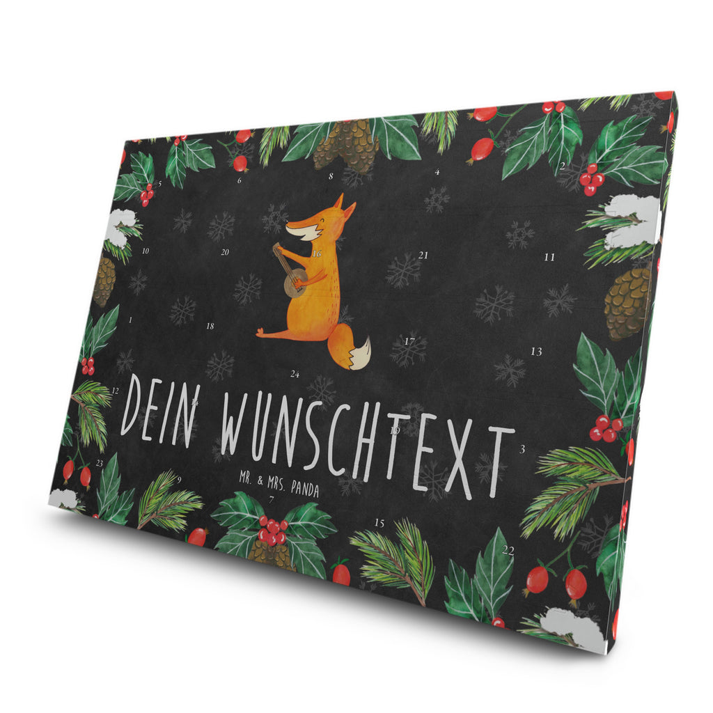 Personalisierter Tee Adventskalender Fuchs Gitarre Personalisierter Tee Adventskalender, Fuchs, Füchse, Geschenk Musiker, Musik Spruch, Musikerin, Sänger, Sängerin, Gitarre