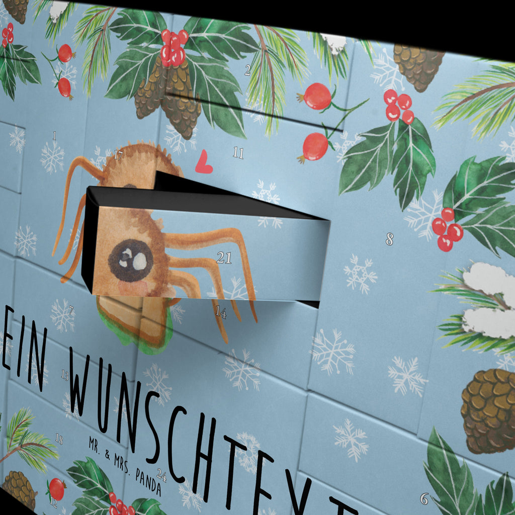 Personalisierter Befüllbarer Adventskalender Spinne Agathe Sandwich Befüllbarer Adventskalender, Adventskalender zum selbst befüllen, Spinne Agathe, Spinne, Agathe, Videos, Merchandise, Glück, Mut, Hungrig, Verfressen, Lebensfreude, Alles wird gut, Hunger