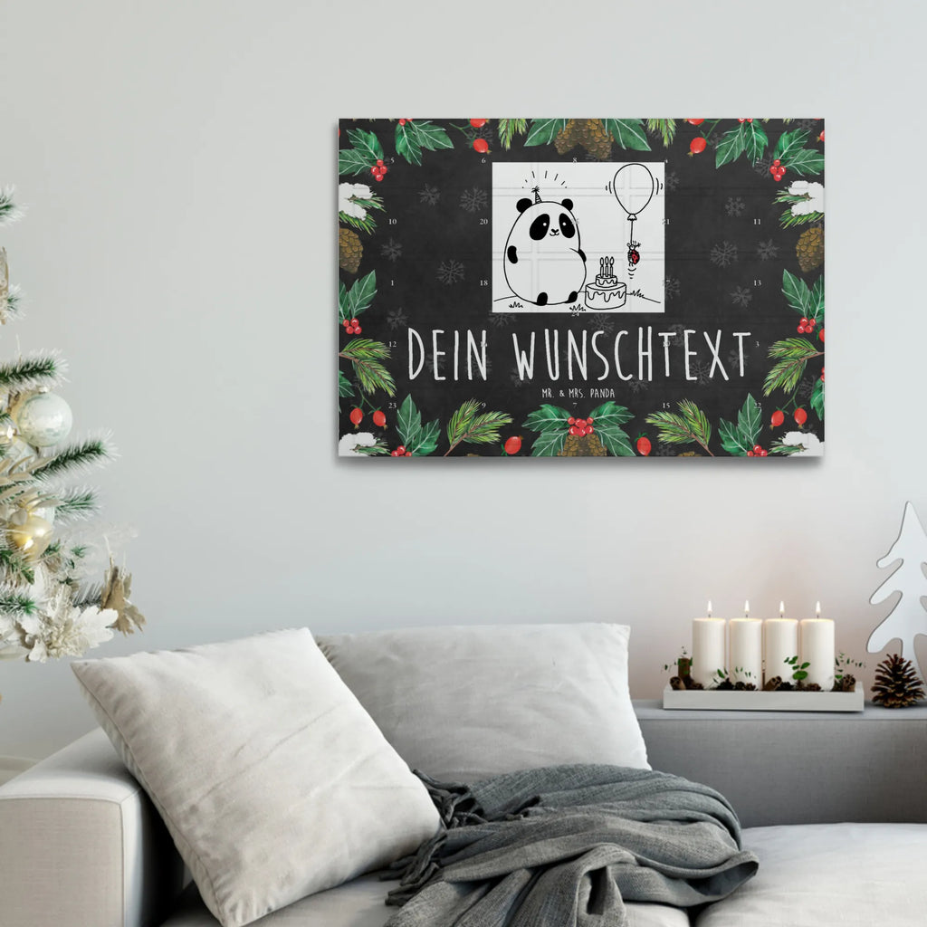 Personalisierter Tee Adventskalender Panda Geburtstag Personalisierter Tee Adventskalender