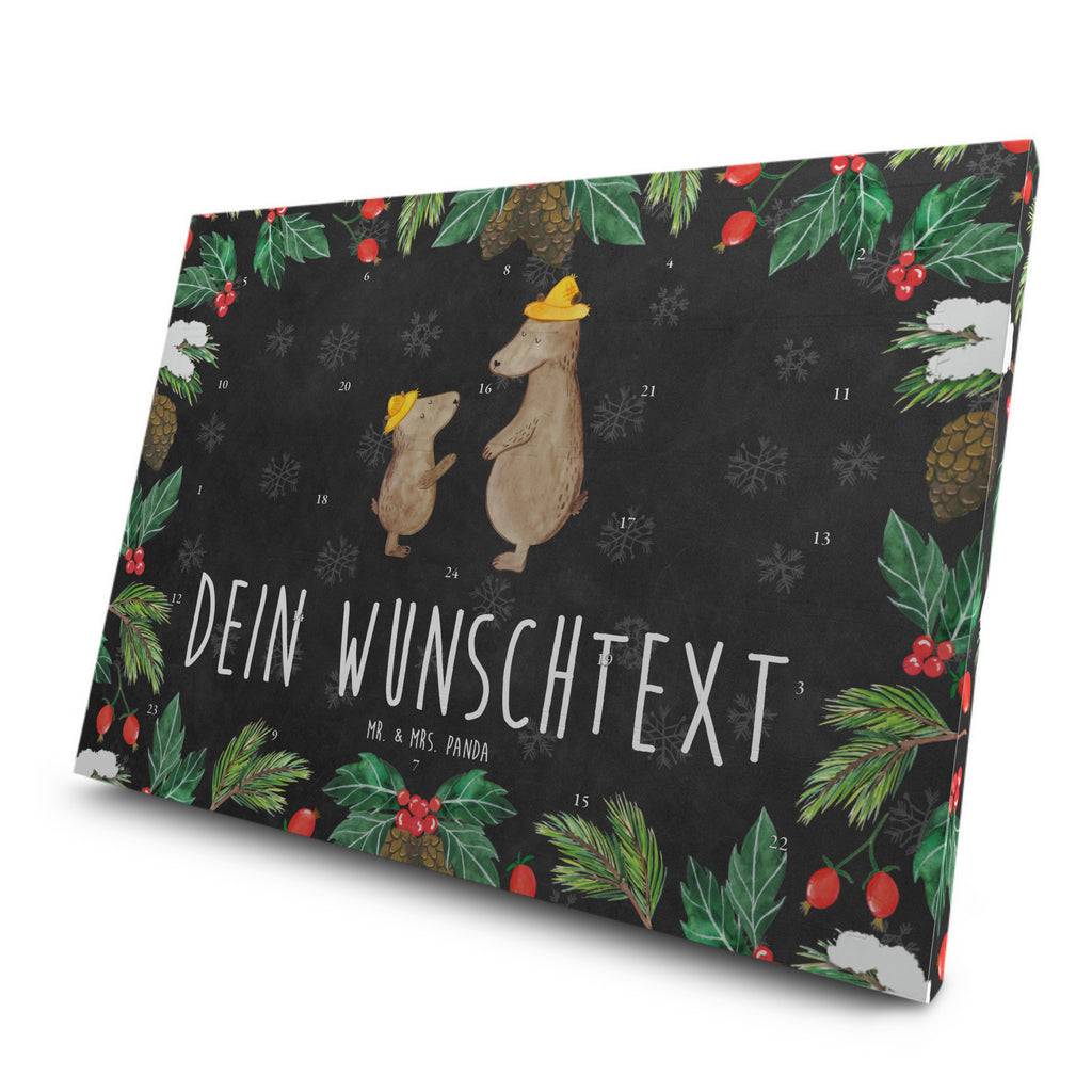 Personalisierter Tee Adventskalender Bären mit Hut Personalisierter Tee Adventskalender, Familie, Vatertag, Muttertag, Bruder, Schwester, Mama, Papa, Oma, Opa, Bär, Bären, Vater, Papi, Paps, Dad, Daddy, Lieblingsmensch, Sohn, Söhne, Kind, Kinder, Vater-Sohn, Family, Vorbild