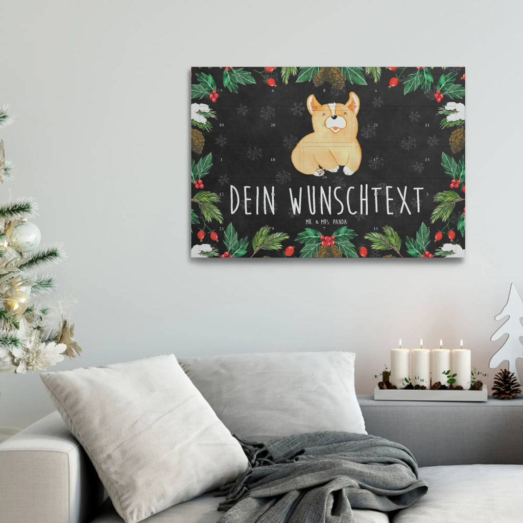 Personalisierter Tee Adventskalender Corgie Personalisierter Tee Adventskalender, Hund, Hundemotiv, Haustier, Hunderasse, Tierliebhaber, Hundebesitzer, Sprüche, Corgie, Welsh Corgie Pembroke, britisch, Motivation, Spruch, Hundespruch, Lebensfreude