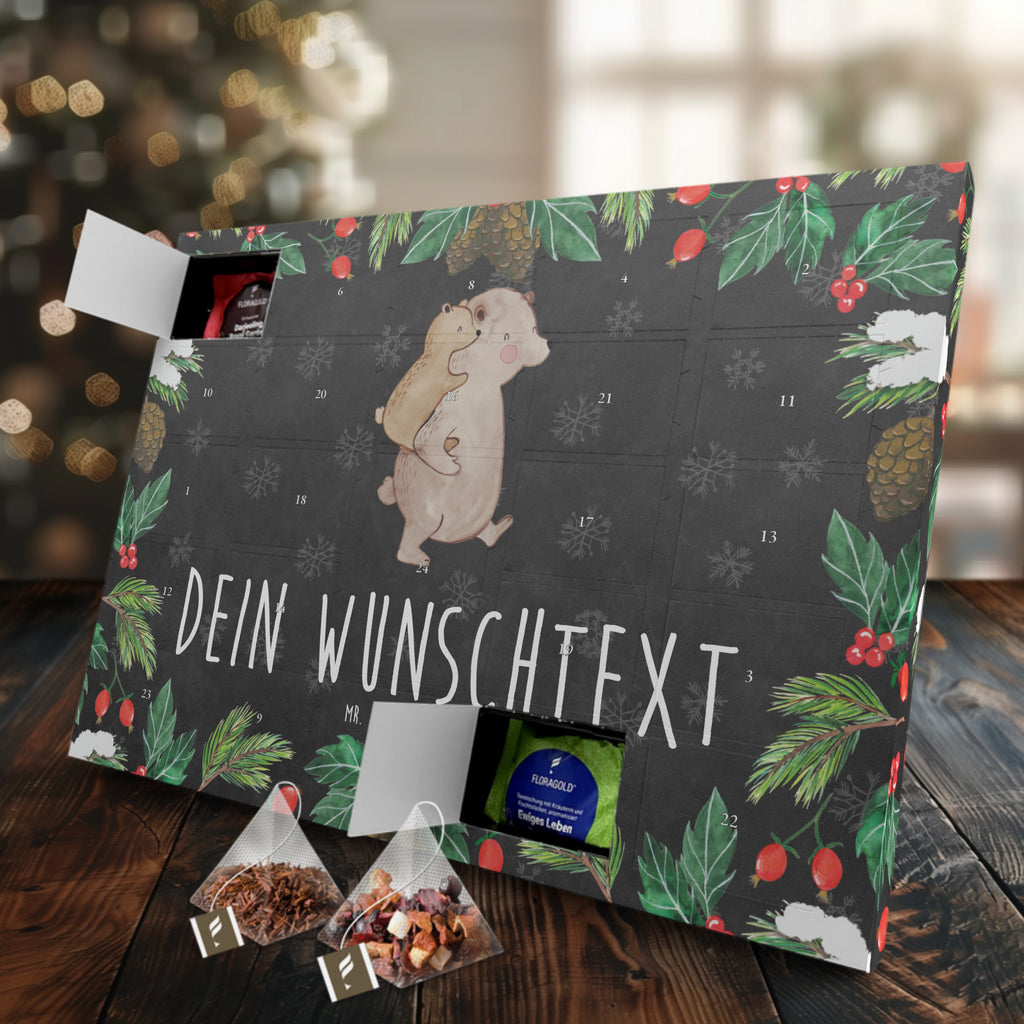 Personalisierter Tee Adventskalender Papa Bär Personalisierter Tee Adventskalender, Familie, Vatertag, Muttertag, Bruder, Schwester, Mama, Papa, Oma, Opa, Geschenk, Vater, Papi, Vati, Onkel, Geburtstag