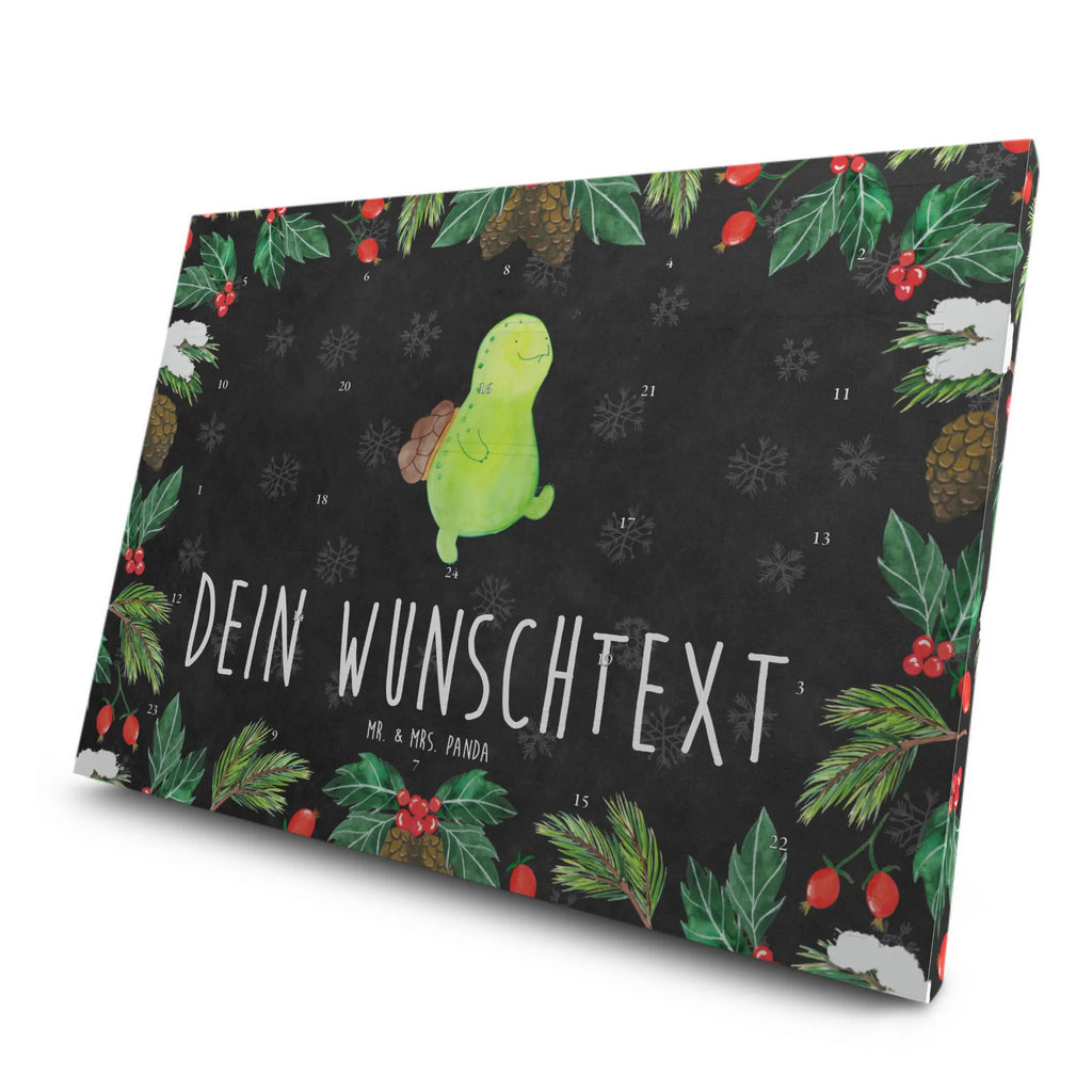 Personalisierter Tee Adventskalender Schildkröte Pfeifen Personalisierter Tee Adventskalender, Schildkröte, Schildi, Schildkröten, fröhlich, Glück, Motivation, Lebensfreude, Depression, Trennung, Neuanfang