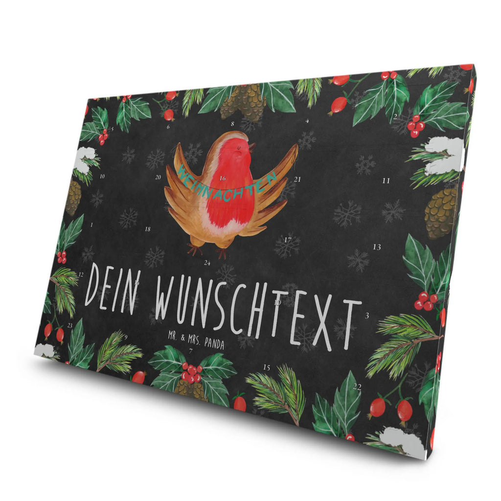 Personalisierter Tee Adventskalender Rotkehlchen Weihnachten Personalisierter Tee Adventskalender, Winter, Weihnachten, Weihnachtsdeko, Nikolaus, Advent, Heiligabend, Wintermotiv, Frohe Weihnachten, Weihnachtsmotiv, Weihnachtsgruß, Vogel, xmas