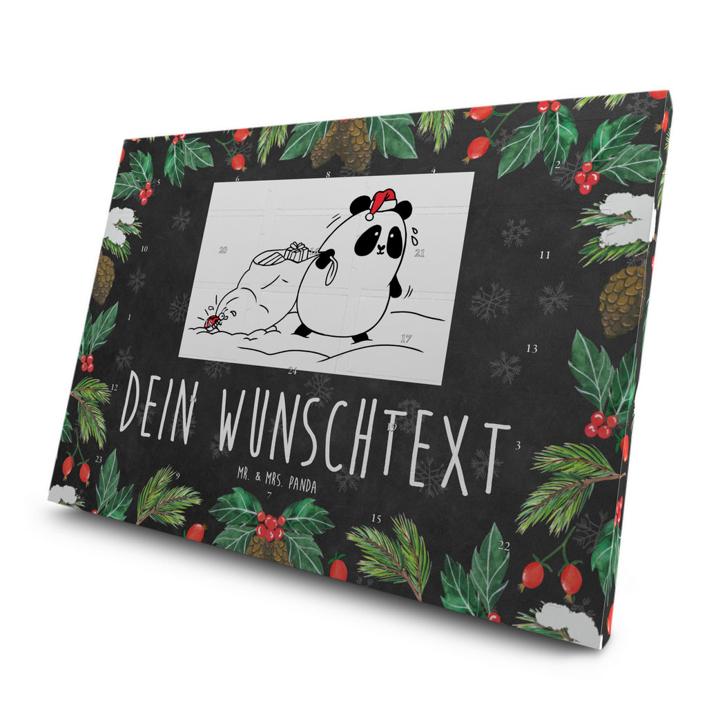 Personalisierter Tee Adventskalender Panda Weihnachten Personalisierter Tee Adventskalender